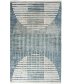 Nourison Home Astra Machine Washable ASW03 Blue 9 ft. X 12 ft. Area Rug