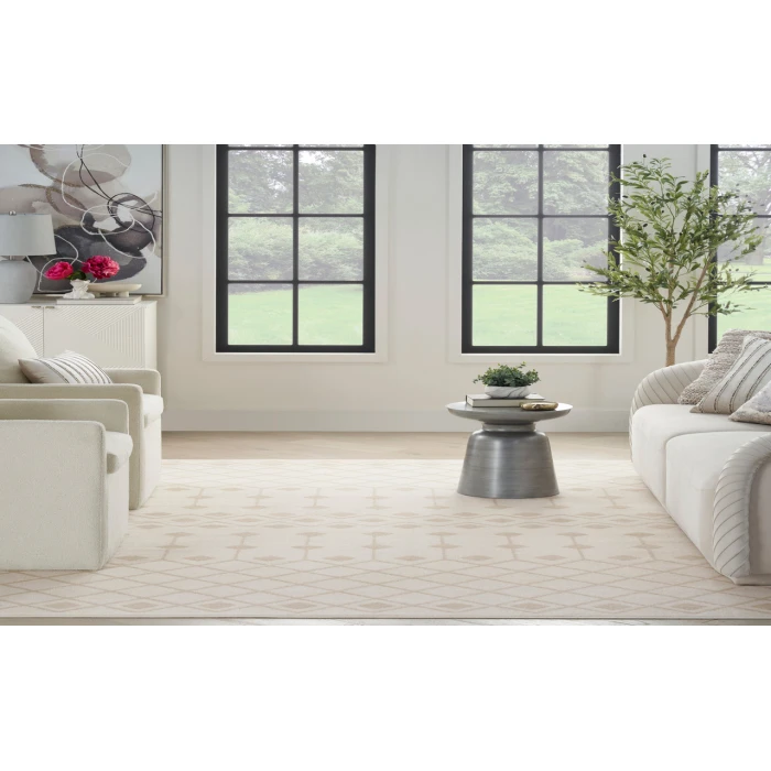 Nourison Grafix Ivory Beige GRF37 7 ft. 10 in. X 9 ft. 10 in. Rectangle Rug