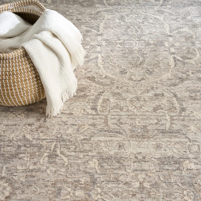 Nourison Shadows Grey SHW06 4 ft. X 6 ft. Rect. Rug