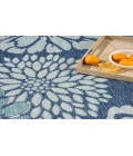 Nourison Garden Oasis Navy GOA06 5 ft. X 7 ft. Rectangle Rug