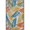 Nourison Home Aloha ALH18 Ivory Multicolor 10 ft. X 14 ft. Area Rug