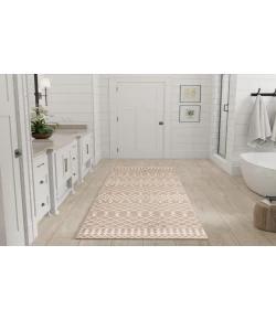 Nourison Home Astra Machine Washable ASW10 Taupe 2 ft. 2 in. X 8 ft. Area Rug