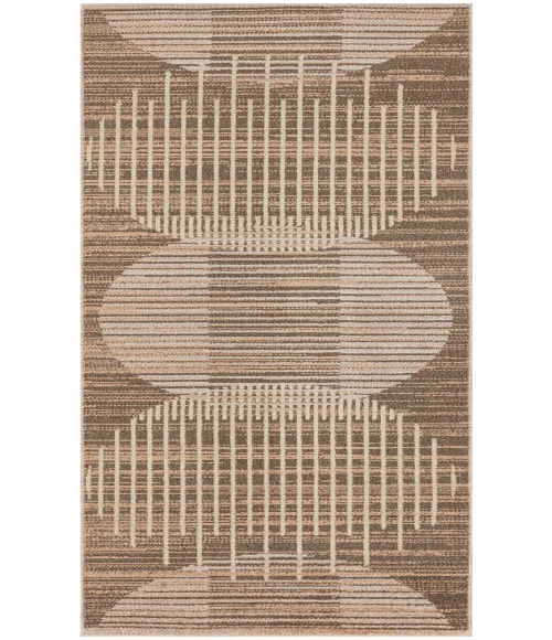 Nourison Astra Machine Washable Latte ASW03 2 ft. X 6 ft. Rectangle Rug