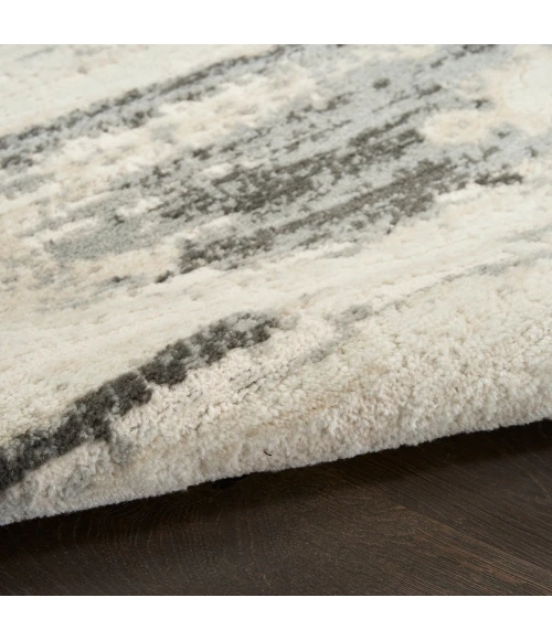 Nourison Serenity Home Grey Multicolor SRH12 3 ft. 11 in. X 5 ft. 11 in. Rect. Rug