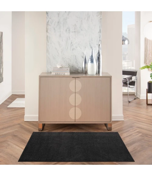 Nourison Essentials Area Rug NRE01-Black