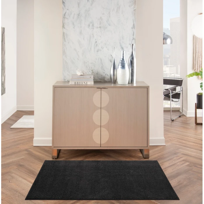 Nourison Essentials Area Rug NRE01-Black