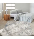 Calvin Klein Infinity Area Rug IFN04 Ivory Grey Blue