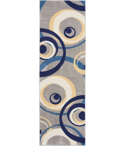 Nourison Grafix Runner Area Rug GRF21-Grey