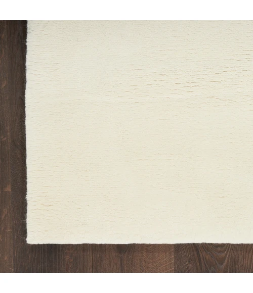 Nourison Plush Cloud Ivory PLC01 5 ft. X 7 ft. Rect. Rug