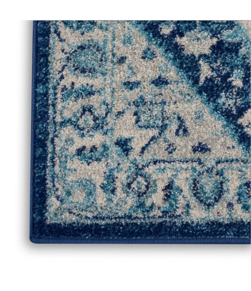 Nourison Tranquil Runner Area Rug TRA06-Ivory/Navy