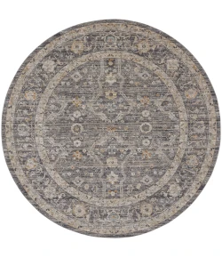 Nourison Home Lynx LNX03 Slate Multicolor 7 ft. 10 in. Round Area Rug