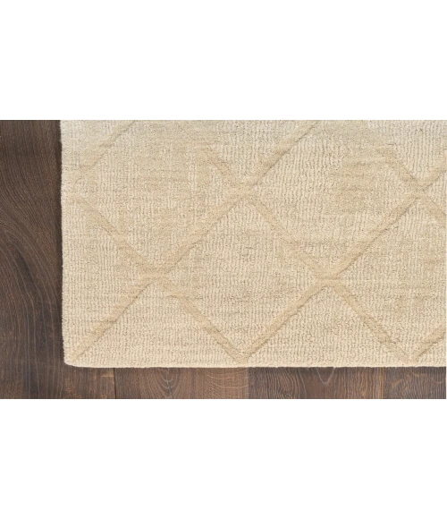 Nourison Wool Haven Beige WOH01 5 ft. 3 in. X 7 ft. 3 in. Rectangle Rug