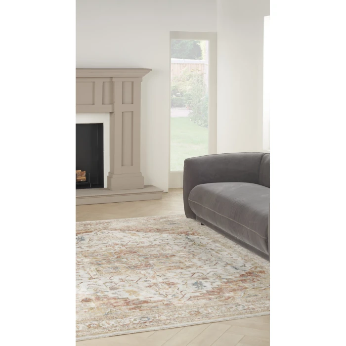 Nourison Sahar Ivory Rust SHR06 8 ft. X 10 ft. Rect. Rug