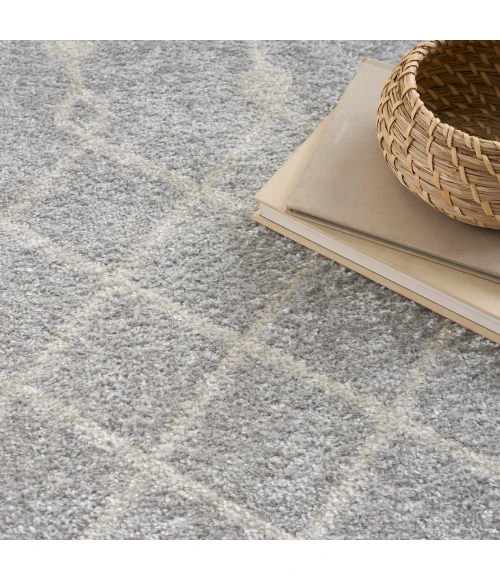 Nourison Astra Machine Washable Area Rug ASW10 Grey