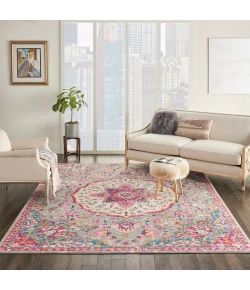 Nourison Home Passion PSN22 Grey Multicolor 6 ft. 7 in. X 9 ft. 6 in. Area Rug