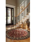 Nourison 2000 Round Area Rug 2002-Burgundy