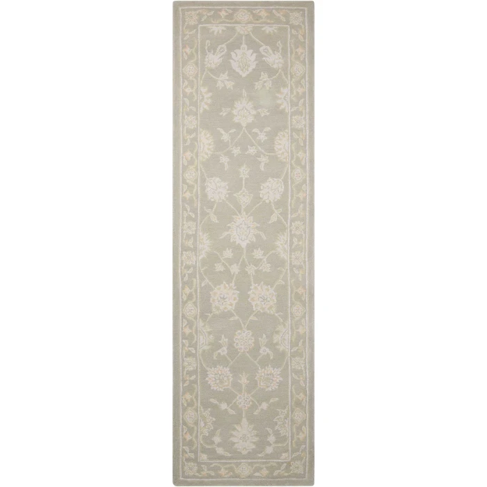 Nourison Home Zephyr Silver ZEP02 2ft.3in. x 8ft. Rect. Rug