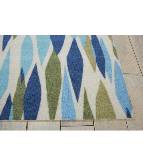 Waverly Sun N' Shade Blue SND01 6ft.6in. x Square Square Rug