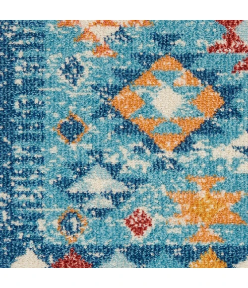 Nourison Passion Area Rug PSN47-Blue/Multicolor