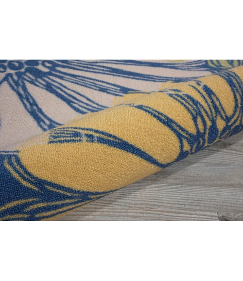 Nourison Home & Garden Square Area Rug RS022-Blue