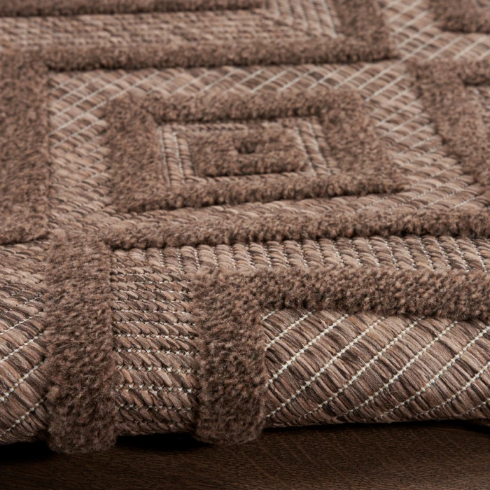 Nourison Home Versatile Brown NRV01 2 ft. X 6 ft. Rectangle Rug