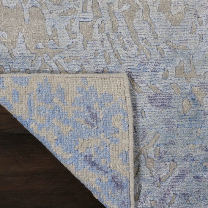 Nourison Silk Shadows Grey Blue SHA18 2 ft. X 3 ft. Rect. Rug
