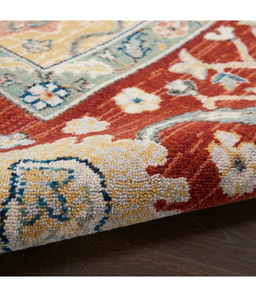 Nourison Parisa Area Rug PSA07 Gold Brick 9'9" x 13'9"