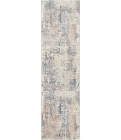 Nourison Home Rustic Textures RUS05 Beige Grey 2 ft. 2 in. X 7 ft. 6 in. Area Rug