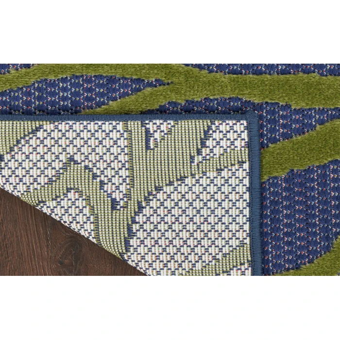 Nourison Aloha Navy Multicolor ALH05 9 ft. X 12 ft. Rectangle Rug