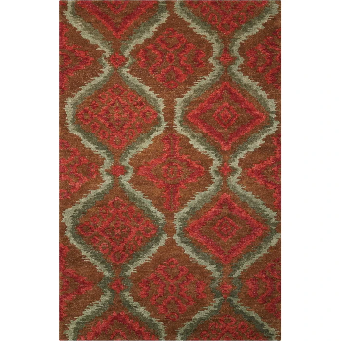 Nourison Home Tahoe Brown MTA06 7ft.9in. x 9ft.9in. Rect. Rug