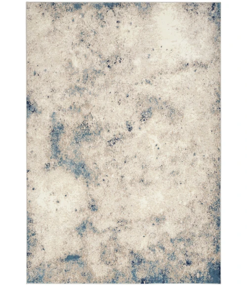 Calvin Klein Infinity Area Rug IFN05 Ivory Grey Blue