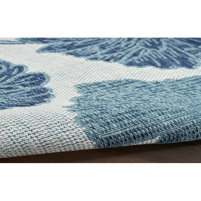 Nourison Garden Oasis Blue GOA04 6 ft. X 9 ft. Rectangle Rug