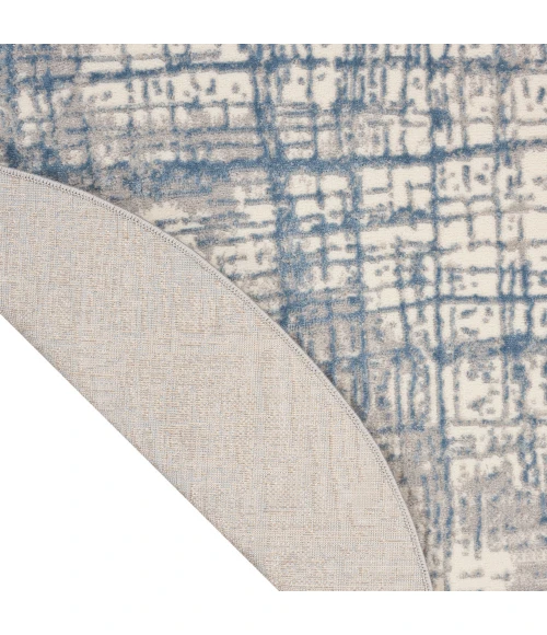 Calvin Klein Rush Area Rug CK950 Ivory Blue