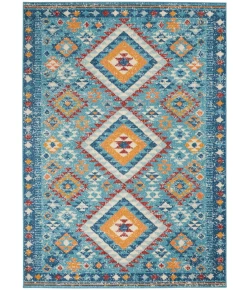 Nourison Home Passion PSN47 Blue Multicolor 3 ft. 9 in. X 5 ft. 9 in. Area Rug