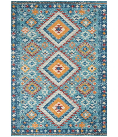 Nourison Passion Area Rug PSN47-Blue/Multicolor