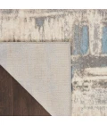 Nourison Solace Area Rug SLA07 Ivory/Grey/Blue 2'3" x 7'3"