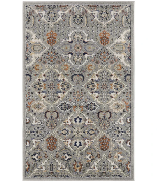 Nourison Allur Grey ALR03 5 ft. 3 in. X 7 ft. 3 in. Rectangle Rug
