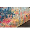 Nourison Celestial Area Rug CES09-Blue/Yellow