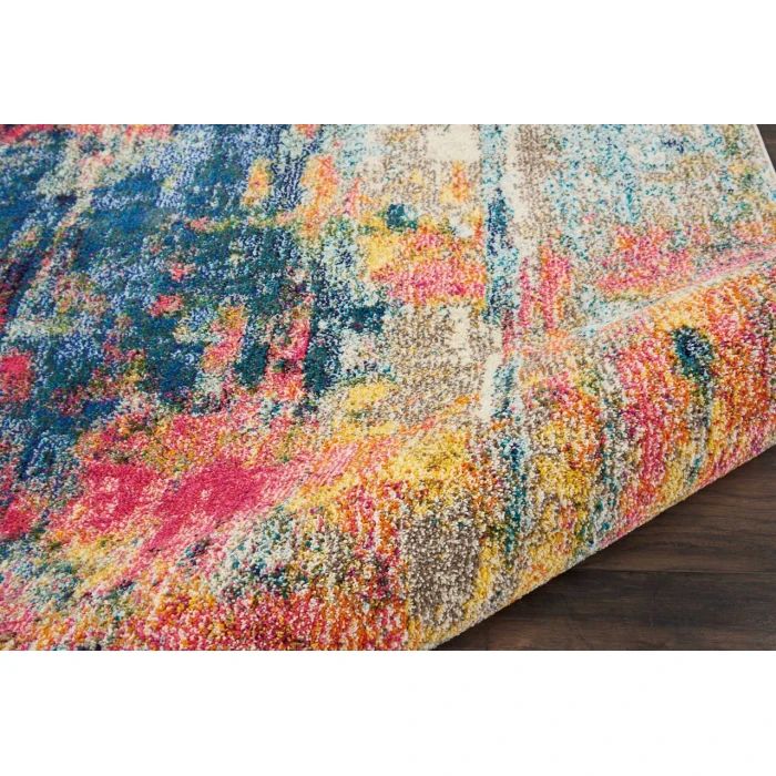 Nourison Celestial Area Rug CES09-Blue/Yellow