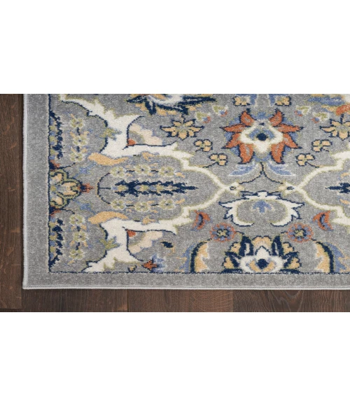 Nourison Allur Grey ALR03 2 ft. 3 in. X 7 ft. 6 in. Rectangle Rug
