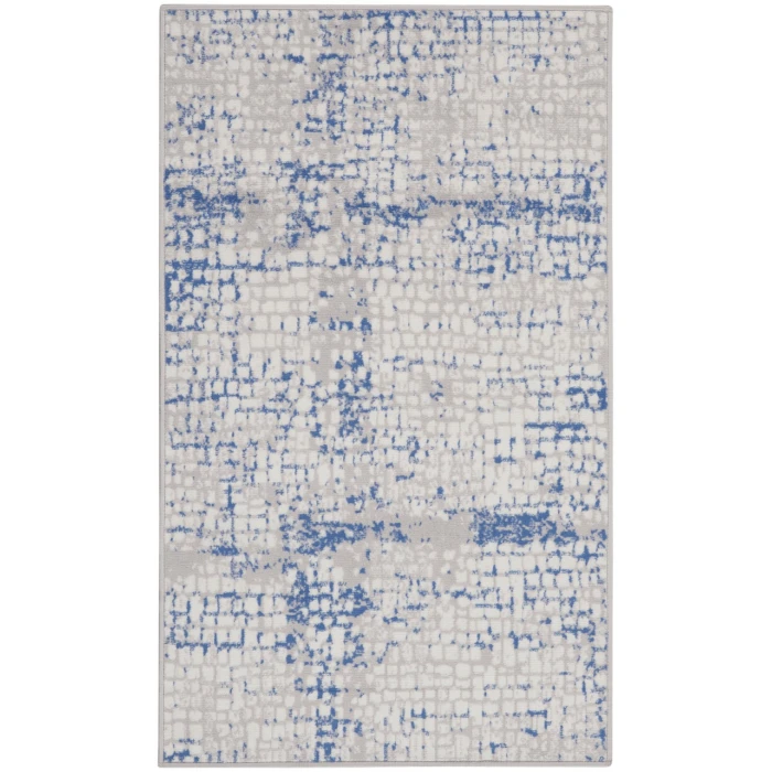 Nourison Whimsicle Area Rug WHS07-Grey Blue