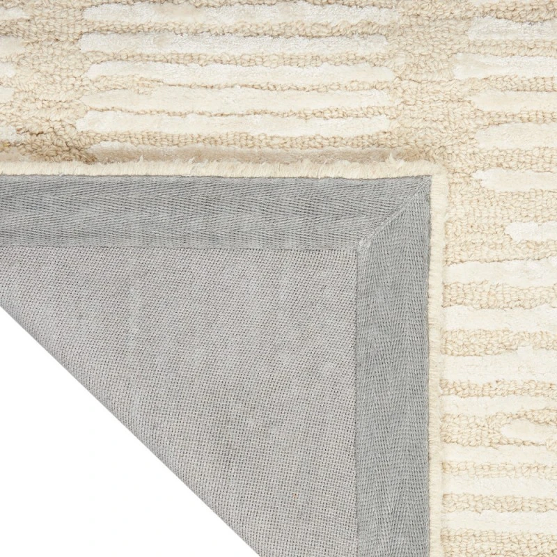 Calvin Klein Linear Area Rug LNR01 Ivory