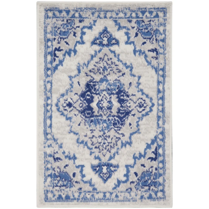 Nourison Whimsicle Area Rug WHS14-Ivory Blue