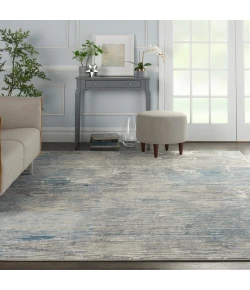 Nourison Home Solace SLA01 Ivory/Grey/Blue 8 ft. X 10 ft. Area Rug