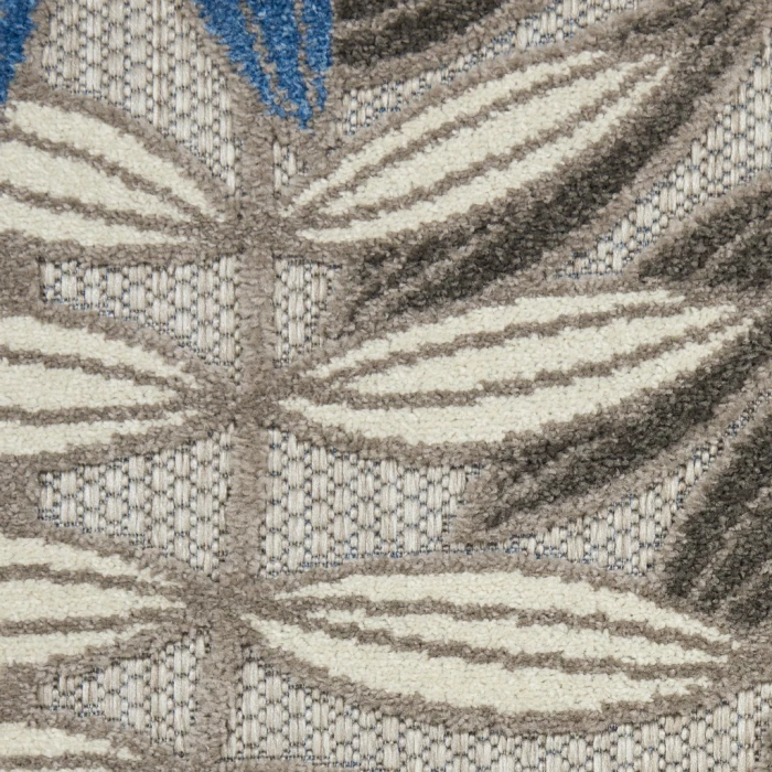 Nourison Aloha Area Rug ALH18-Grey/Blue