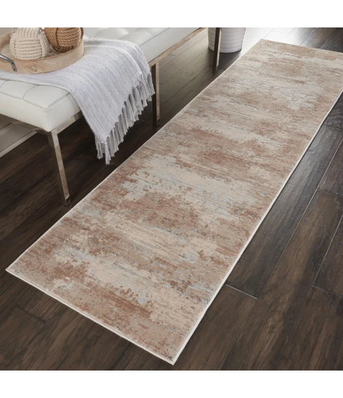 Nourison Rustic Textures Runner Area Rug RUS03-Beige