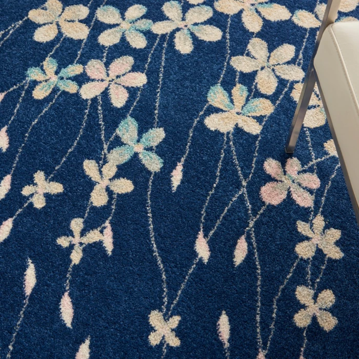 Nourison Tranquil Area Rug TRA04-Navy