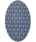 Nourison Aloha Blue ALH35 7’10” Round Rug