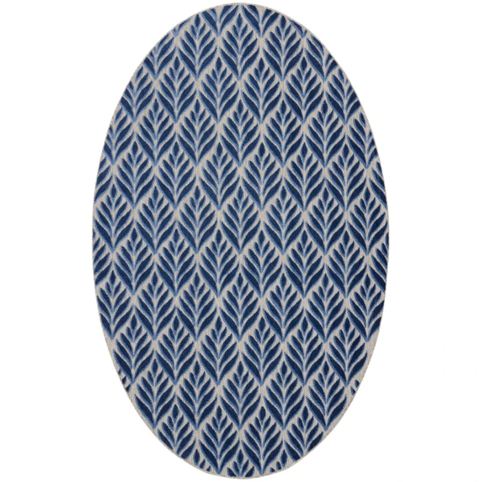 Nourison Aloha Blue ALH35 7’10” Round Rug