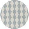 Nourison Positano Aqua POS04 4ft. Round Rug